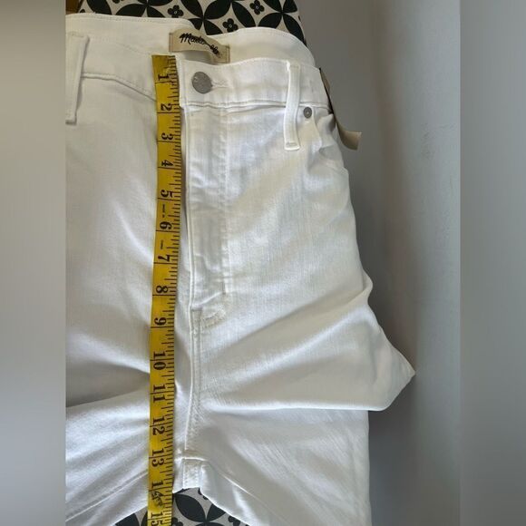 Madewell Stovepipe white Jeans  nwt size 33 - Picture 9 of 10